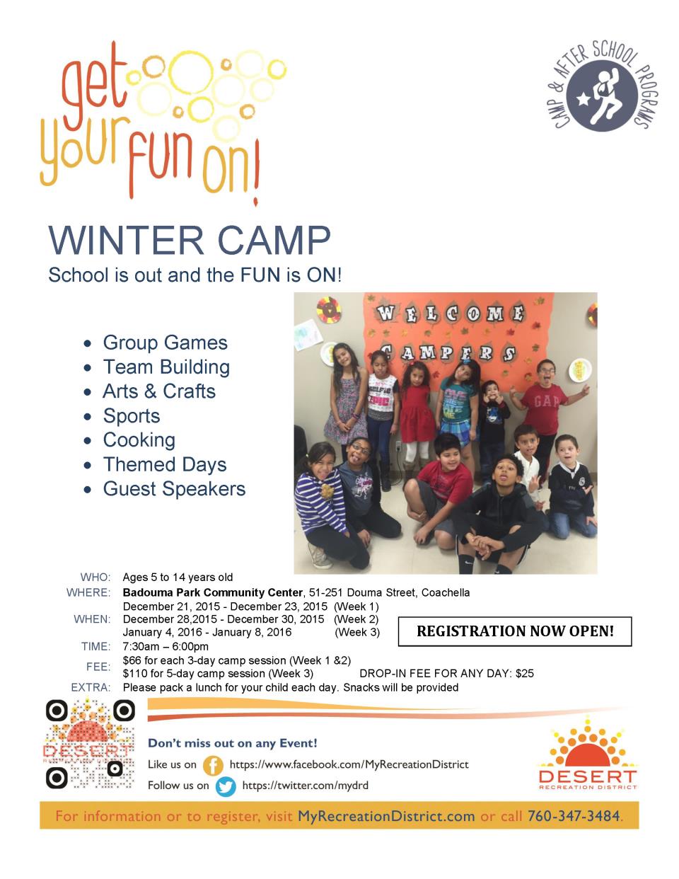 Winter Camp Flyer